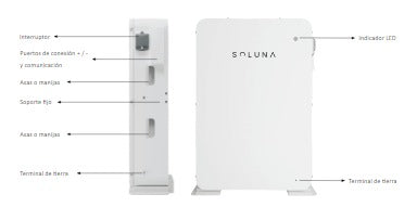 LFP HV BATERIA 15K PACK HV SOLUNA