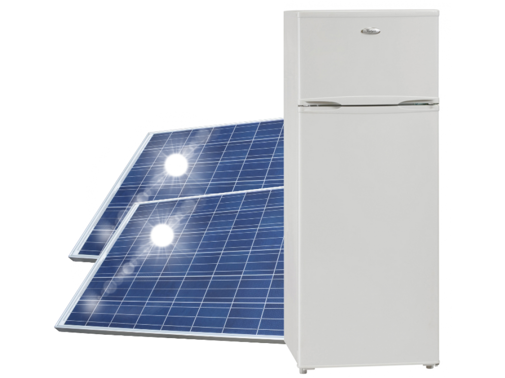 ¿Cuántos paneles solares necesito para hacer funcionar un refrigerador?